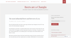 Desktop Screenshot of beersareachangin.com